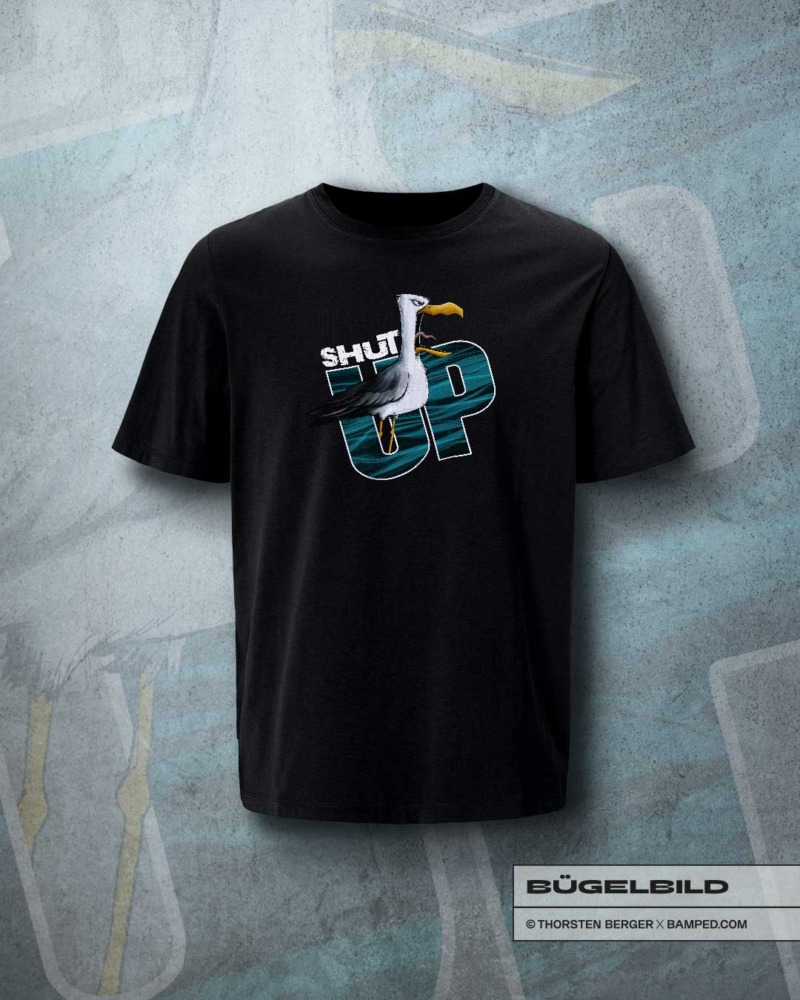 BÜGELBILD "MÖWE OLE" / SHUT UP – Bild 4