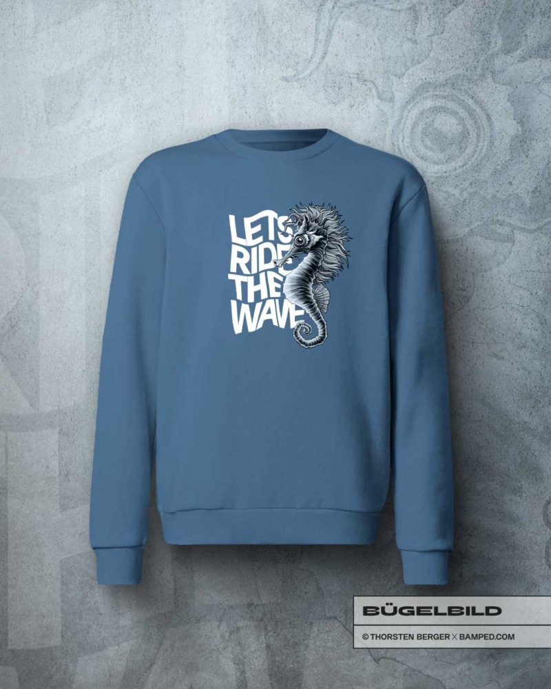 BÜGELBILD "SEEPFERD SKIPPY" / WAVE – Bild 3