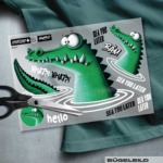 BÜGELBILD "KROKODIL KALLE"