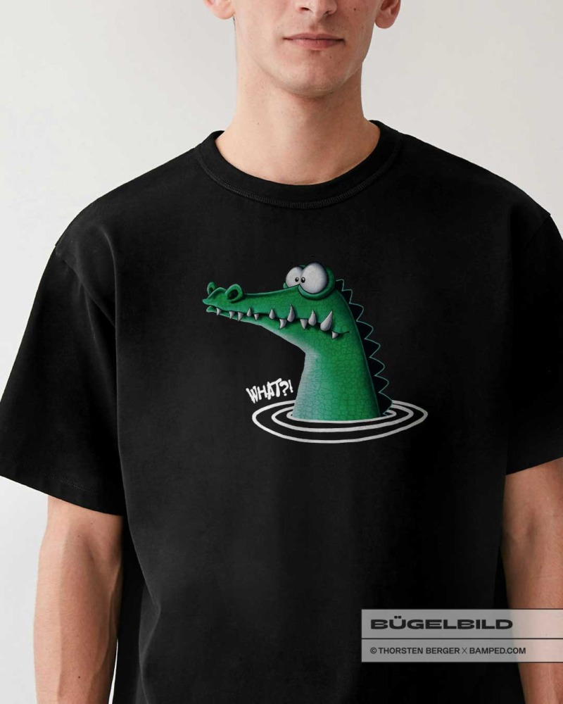 HOT-25050_XL_KrokoKalle_3 BÜGELBILD "KROKODIL KALLE" – Bild 2