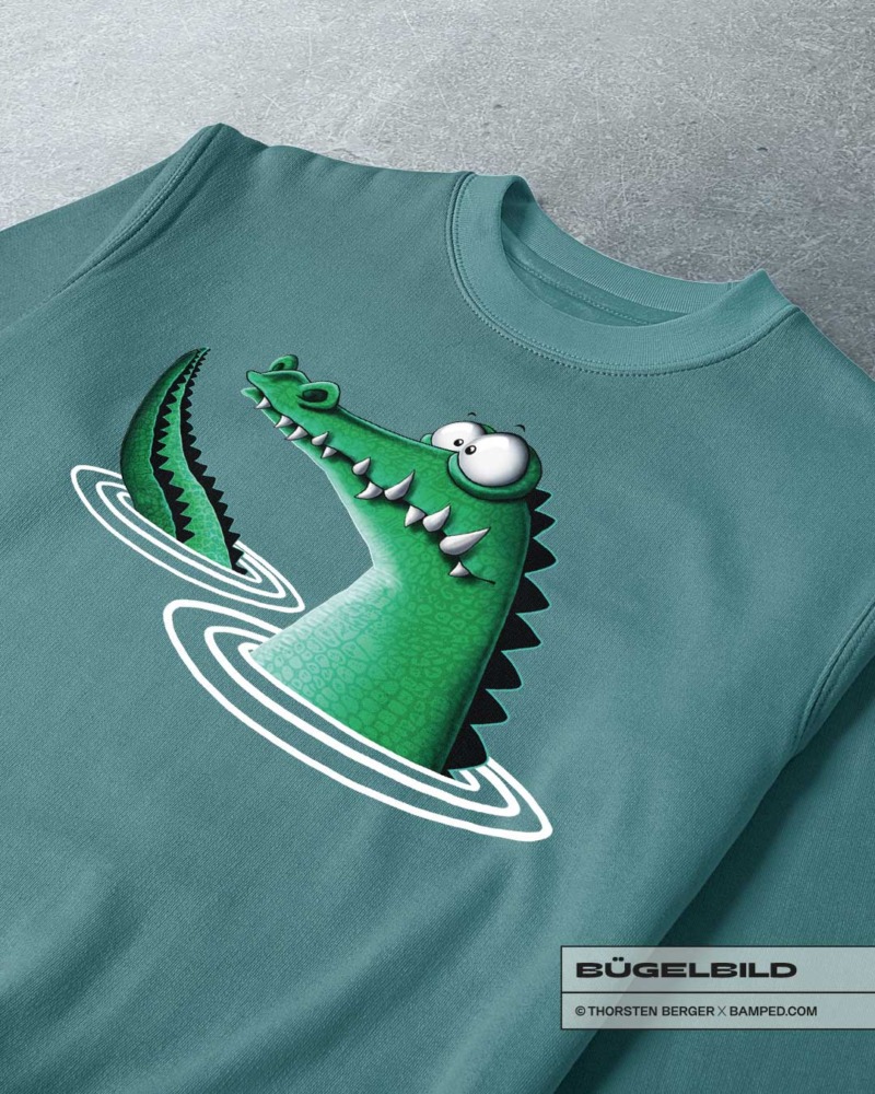 HOT-25050_XL_KrokoKalle_4 BÜGELBILD "KROKODIL KALLE" – Bild 4