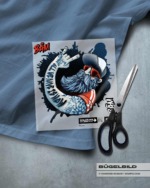 BÜGELBILD "Hipster" / Urban Comic Art – Bild 2