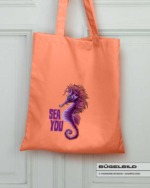 BÜGELBILD "Seepferd Skippy" / Lila – Bild 2