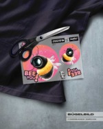 BÜGELBILD "BEE YOU" / PINK – Bild 2