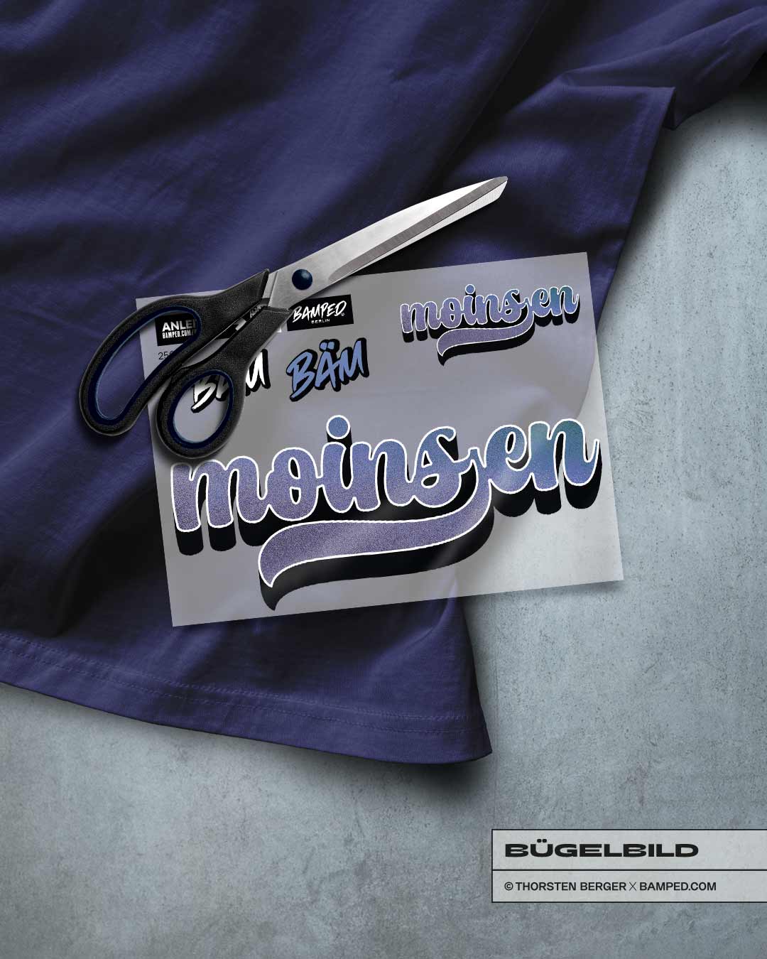 BÜGELBILD "MOINSEN" – Bild 2