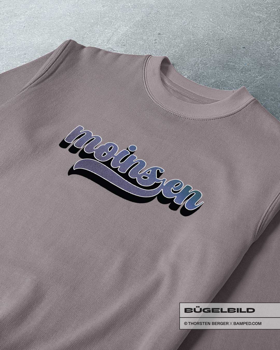 BÜGELBILD "MOINSEN" – Bild 1