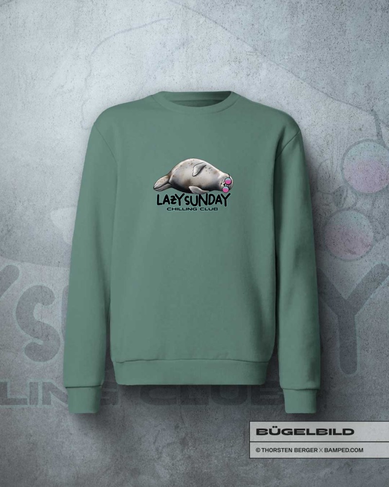 BÜGELBILD "Robbe Smiley" / Lazy Sunday – Bild 3