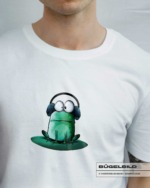 BÜGELBILD "FROSCH FREDDY" / KOPFHÖRER – Bild 2