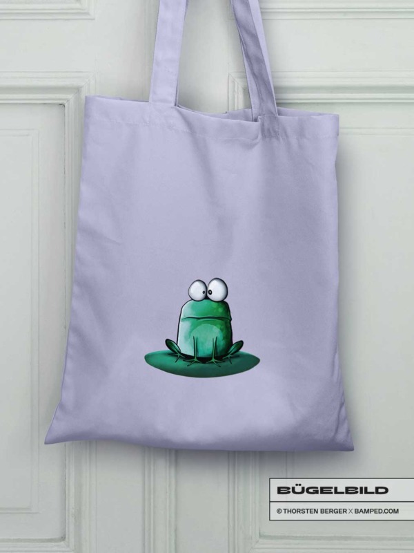 BÜGELBILD "FROSCH FREDDY"