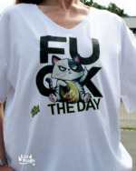 BÜGELBILD "Winkekatze" / FUCK – Bild 6