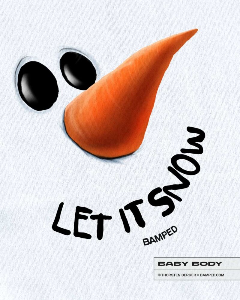 BABY BODY "SNOWMAN HOLLY" / WHITE – Bild 2