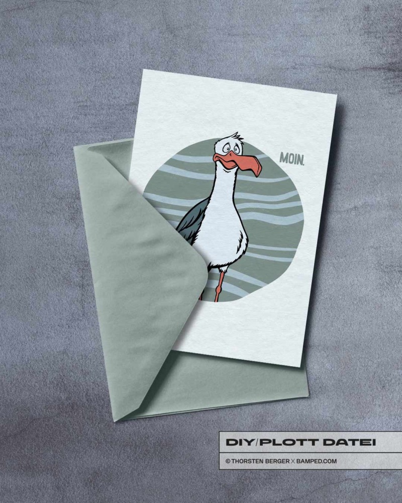 DIY / PLOTTERDATEI "MÖWE OLE" – Bild 5