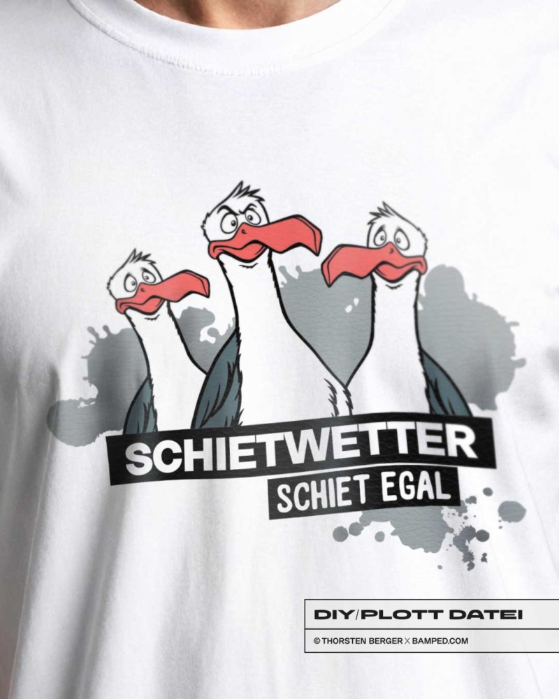 DIY / PLOTTERDATEI "MÖWE OLE" / SCHIETWETTER – Bild 3
