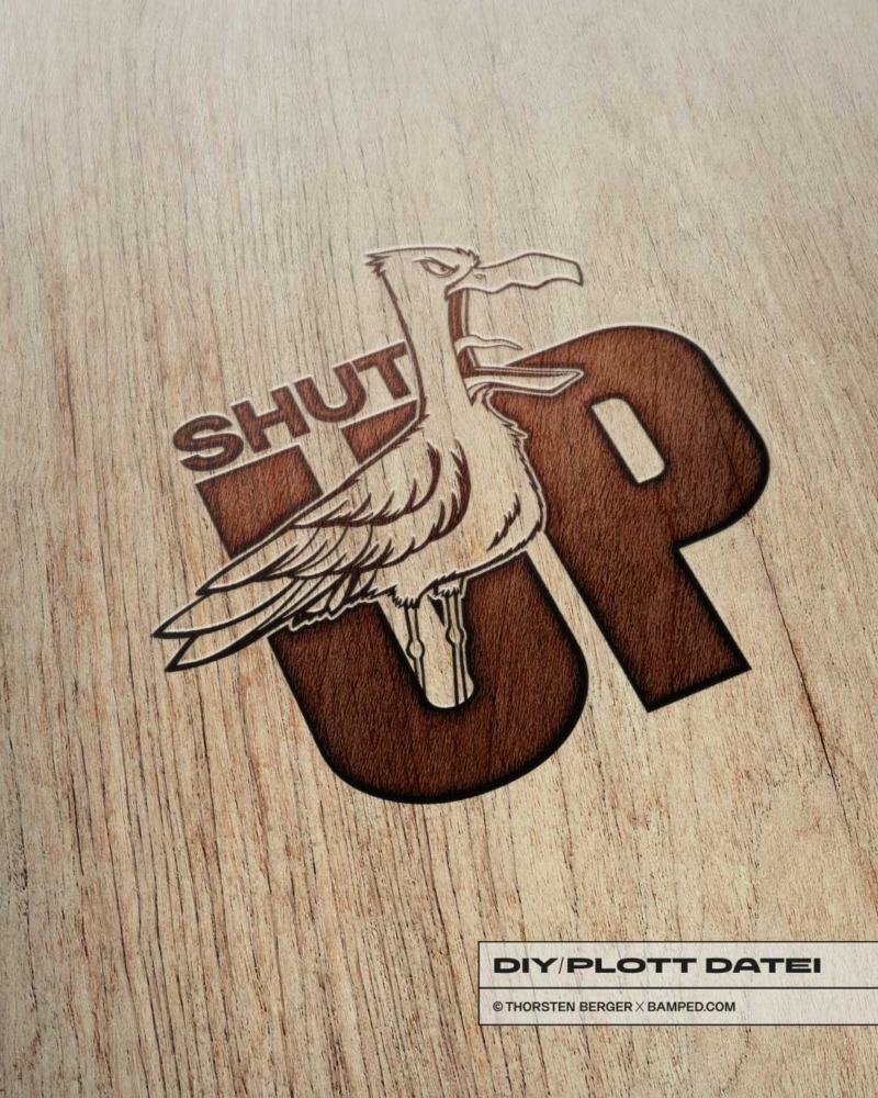 DIY / PLOTTERDATEI "MÖWE OLE" / SHUT UP – Bild 5