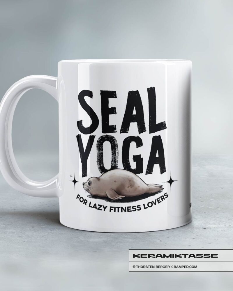 KERAMIKTASSE "SEAL YOGA" – Bild 5