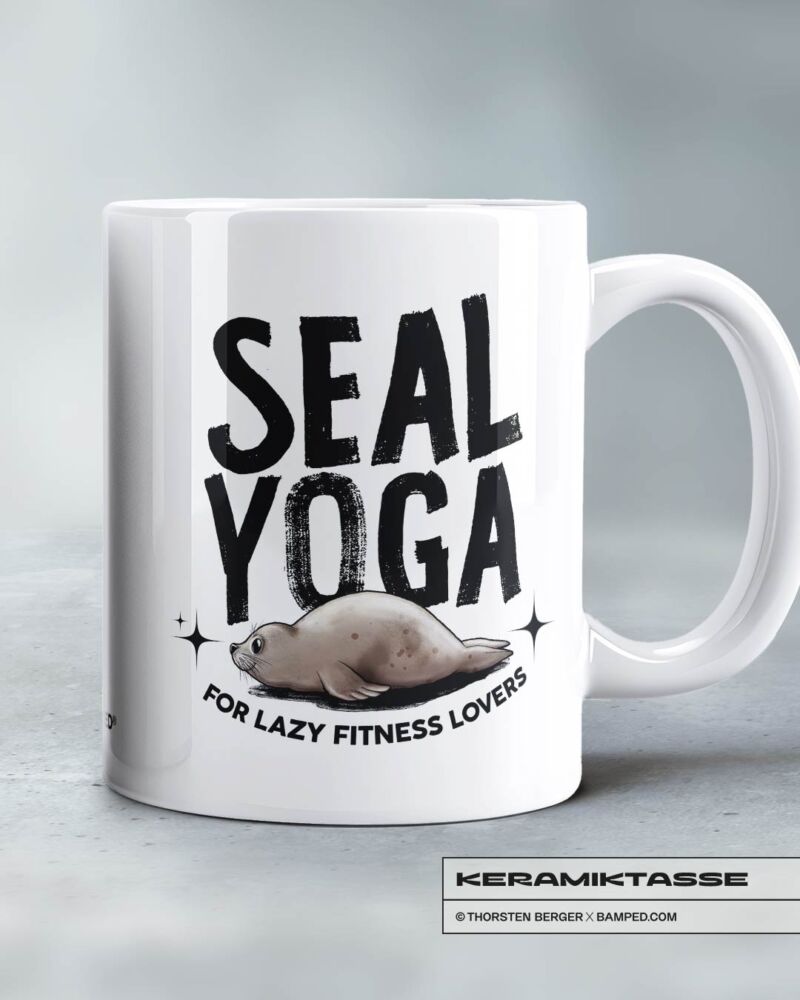 KERAMIKTASSE "SEAL YOGA" – Bild 3