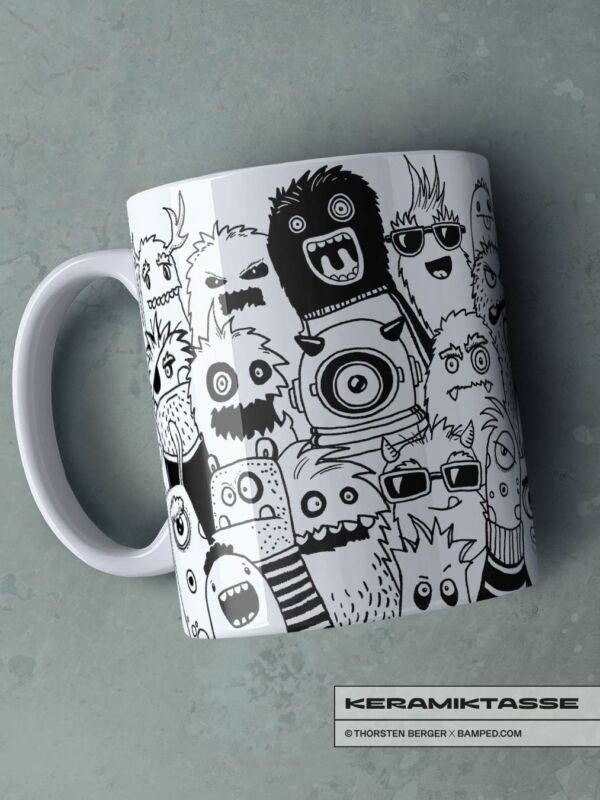 KERAMIKTASSE "LITTLE MONSTERS"