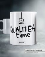KERAMIKTASSE "QUALITEA TIME"