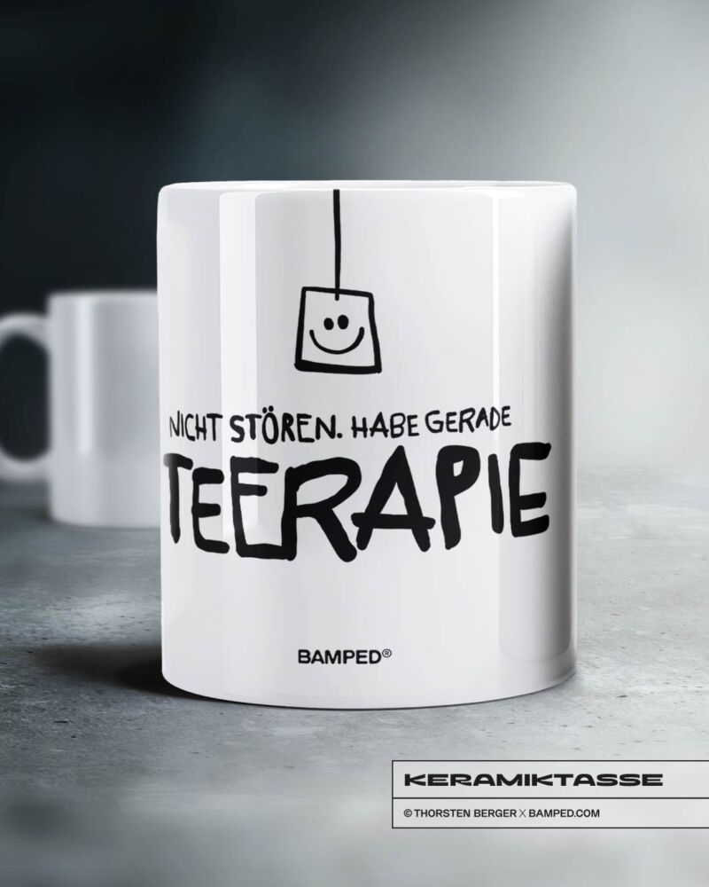 KERAMIKTASSE "TEERAPIE" – Bild 3