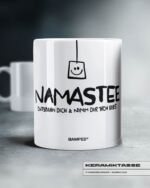 KERAMIKTASSE "NAMASTEE"