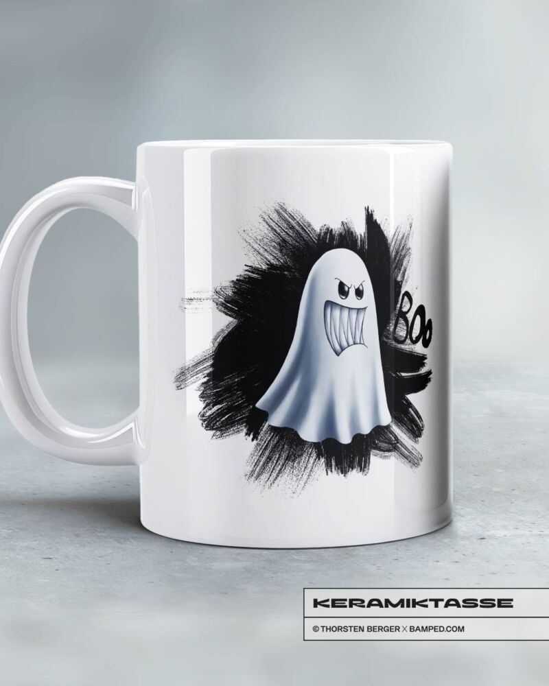 KERAMIKTASSE "BOOHOO" – Bild 2