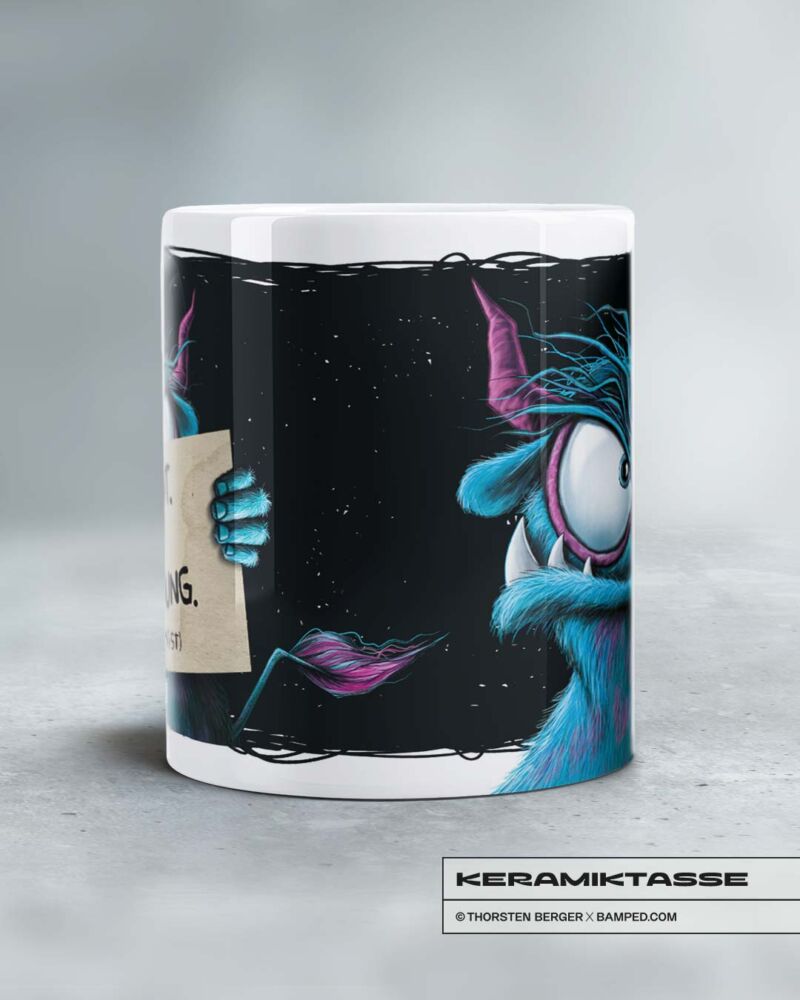 KERAMIKTASSE "JETZT NICHT" / MONSTA COLLECTION – Bild 3