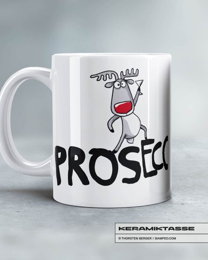 KERAMIKTASSE "RENTIER RUDI / PROSECCHOHOHO" – Bild 2