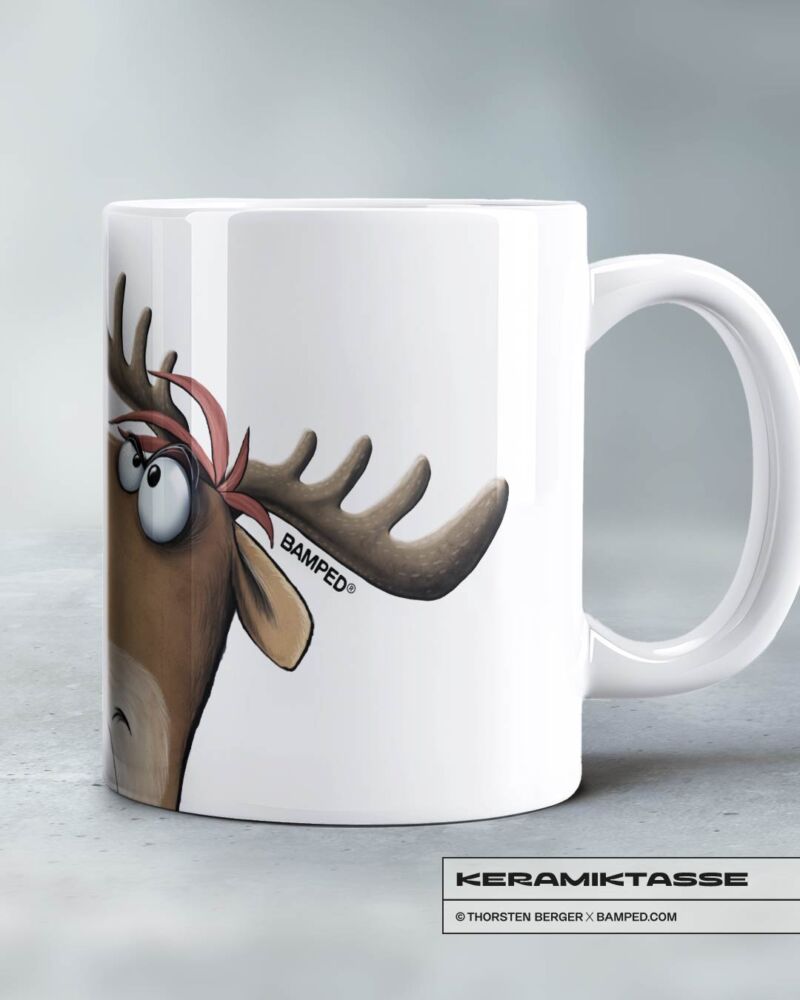 KERAMIKTASSE "RENTIER RUDI / GLÜHWEINT" – Bild 4