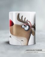 KERAMIKTASSE "RENTIER RUDI / GLÜHWEINT"
