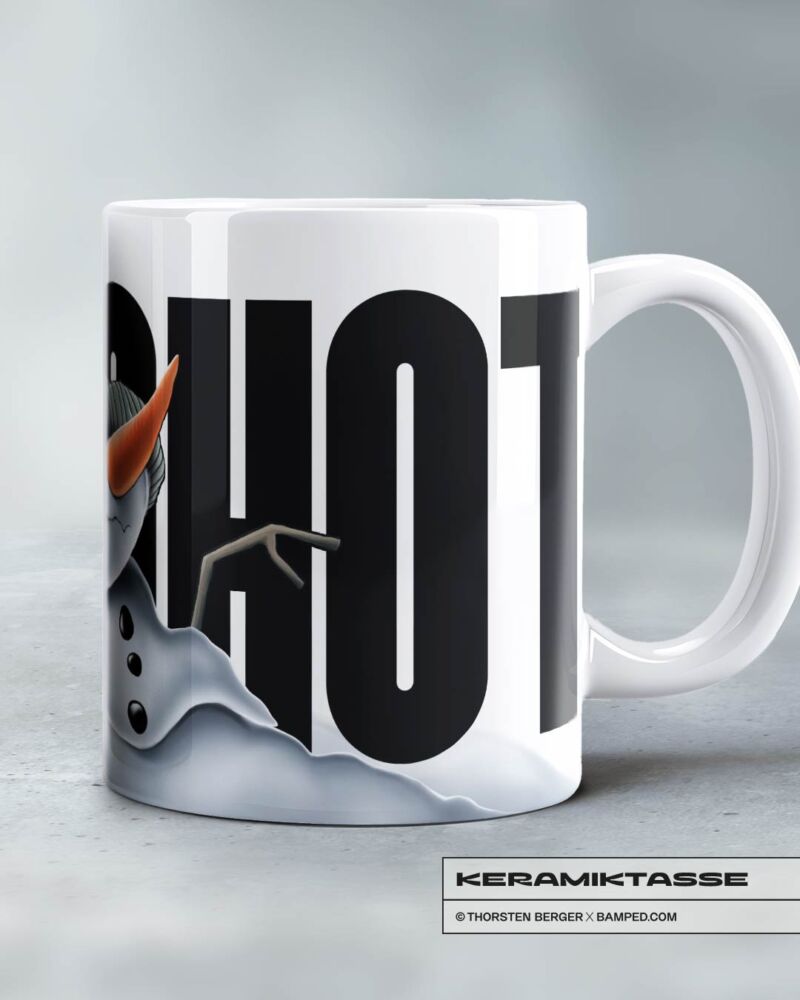 KERAMIKTASSE "HoHoHOT SNOWMAN" – Bild 4