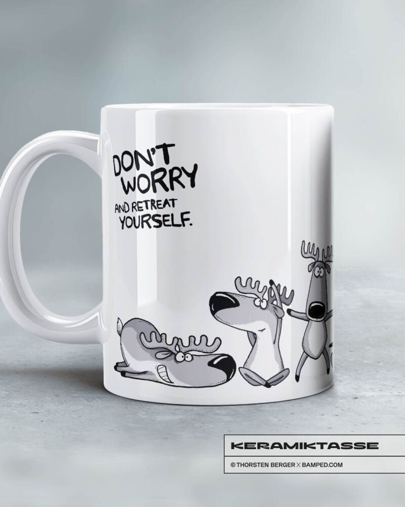 KERAMIKTASSE "RENTIER RUDI / RETREAT" – Bild 2