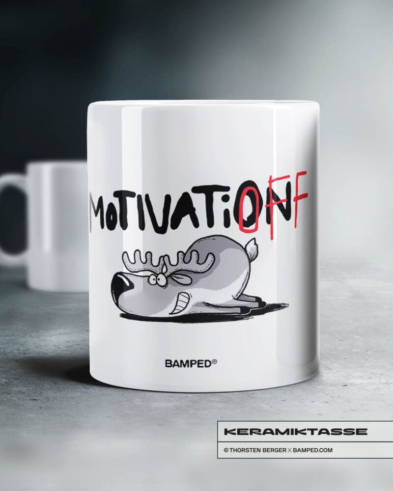 KERAMIKTASSE "RENTIER RUDI / MOTIVATION" – Bild 3