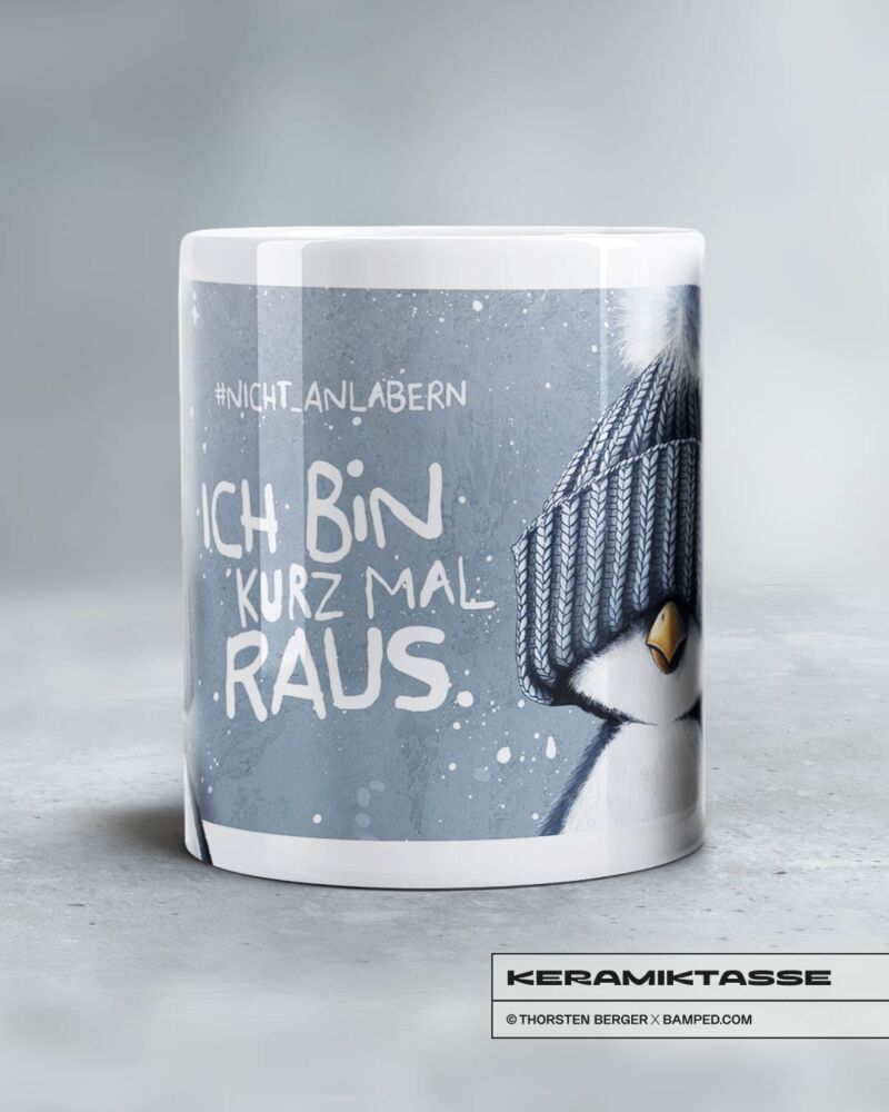 KERAMIKTASSE "PINGUIN AUSZEIT" – Bild 3