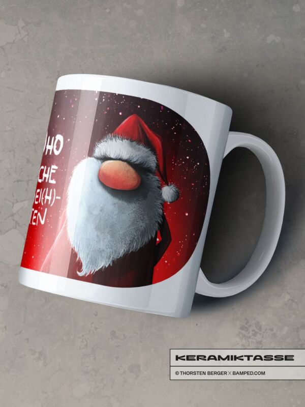 KERAMIKTASSE "SANTA CLAUS" / GLÜHWEIHNACHTEN
