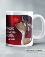 KERAMIKTASSE "RENTIER RUDI" / GLÜHWEIHNACHTEN – Bild 2