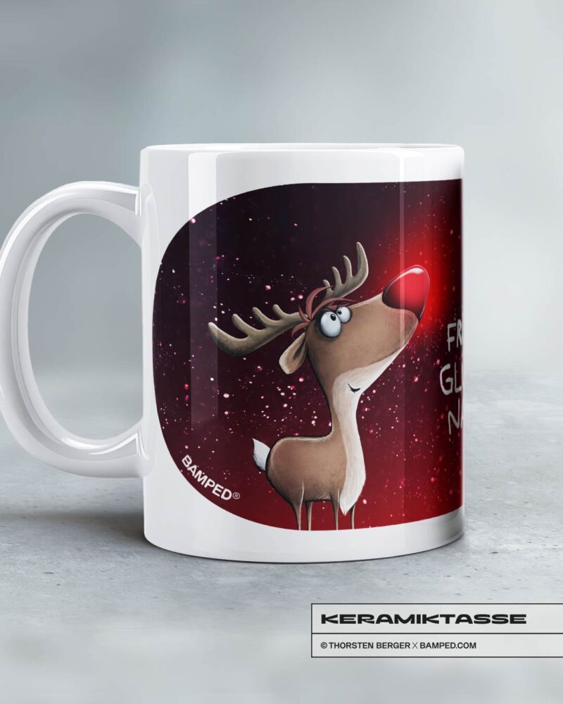 KERAMIKTASSE "RENTIER RUDI" / GLÜHWEIHNACHTEN – Bild 4