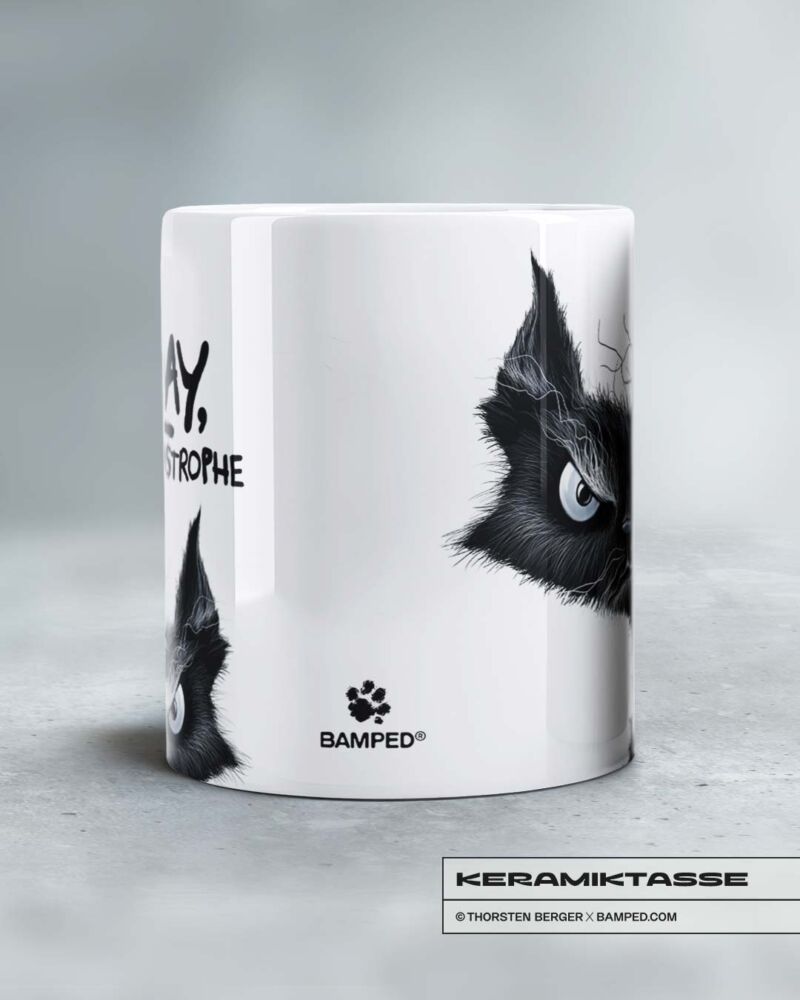 KERAMIKTASSE "BLACK CAT / CATASTROPHE" – Bild 3