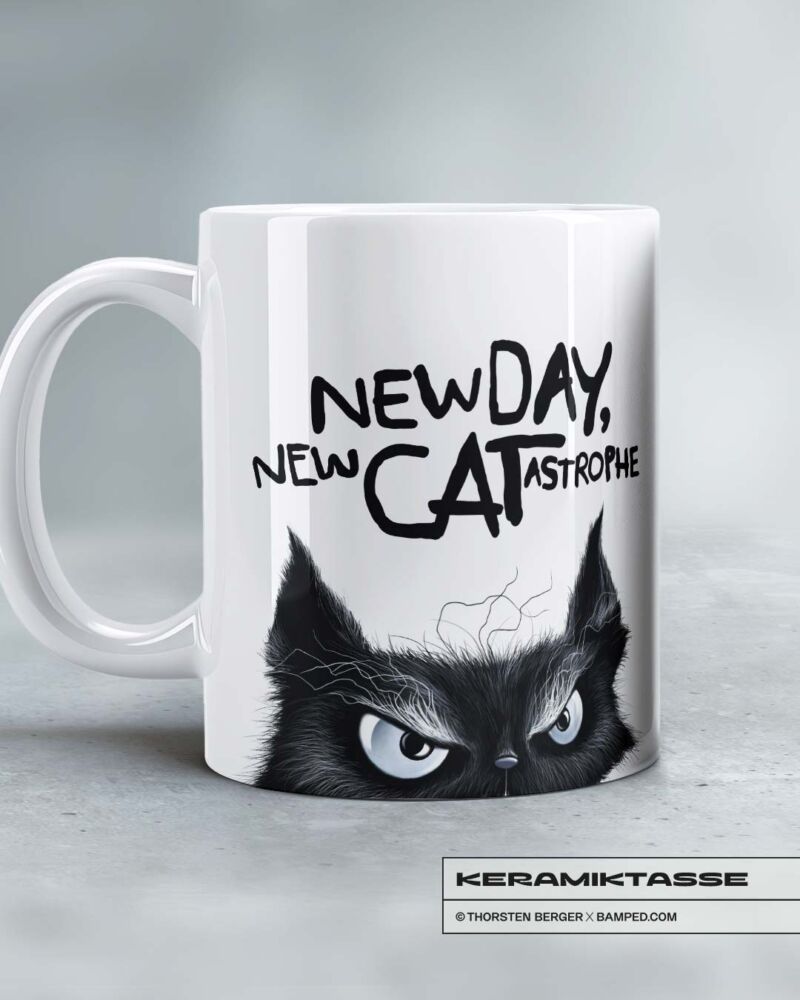 KERAMIKTASSE "BLACK CAT / CATASTROPHE" – Bild 4