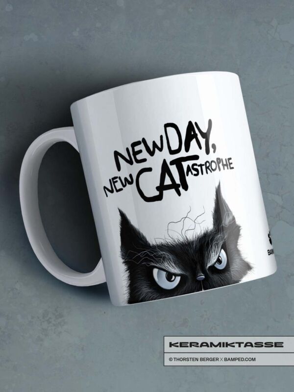 KERAMIKTASSE "BLACK CAT / CATASTROPHE"