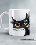 KERAMIKTASSE "BLACK CAT" / PSYCHO – Bild 4