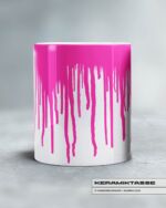 KERAMIKTASSE "GRAFFITI DRIPS" / PINK – Bild 3