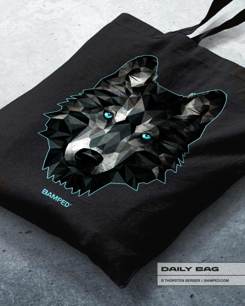 BAUMWOLLTASCHE "WOLF" – Bild 2
