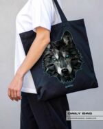 BAUMWOLLTASCHE "WOLF" – Bild 3
