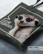 BAUMWOLLTASCHE "ERDMÄNNCHEN" – Bild 2