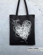 BAUMWOLLTASCHE "PASTA LOVE" – Bild 3