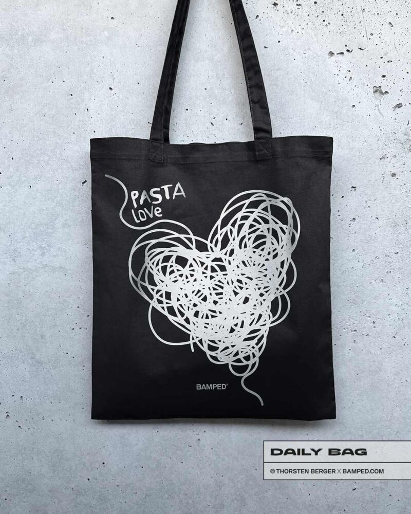 BAUMWOLLTASCHE "PASTA LOVE" – Bild 3