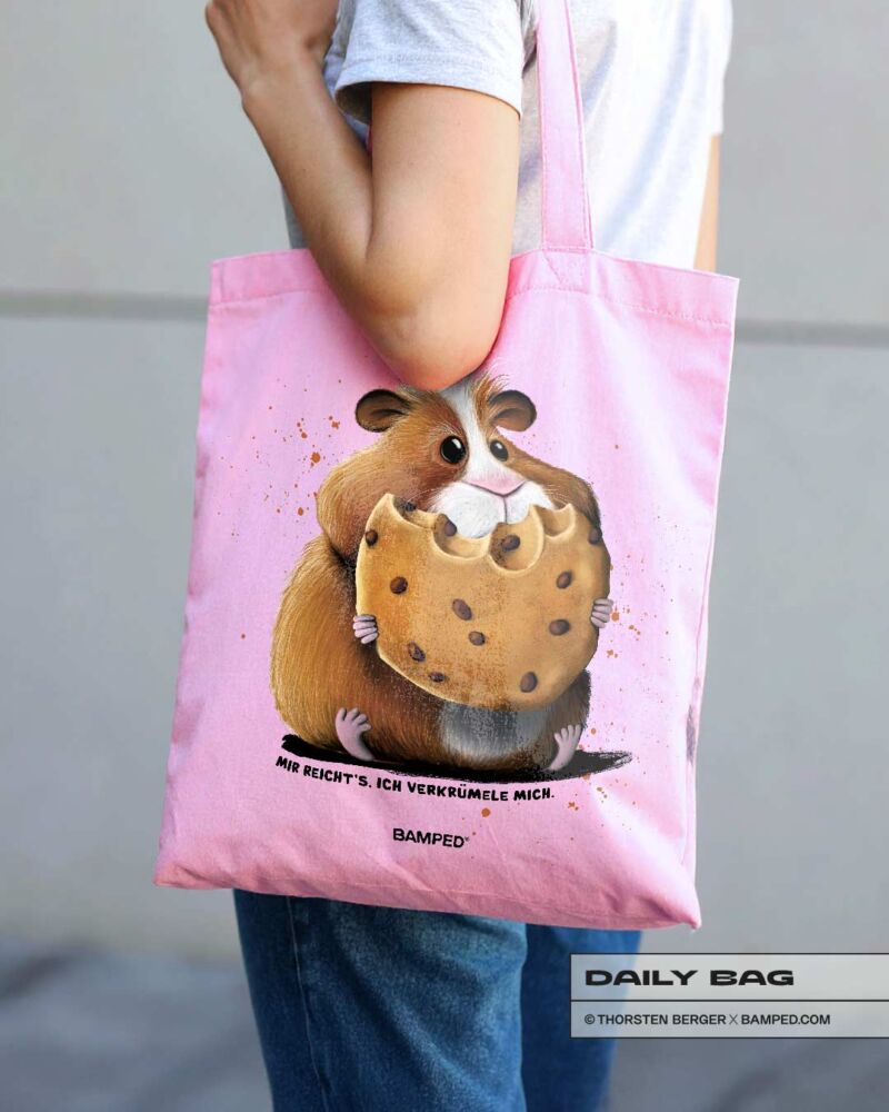 BAUMWOLLTASCHE "HAMSTER BARNEY" – Bild 2