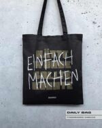 BAUMWOLLTASCHE "MACHEN"