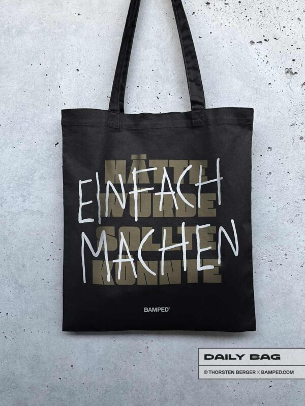 BAUMWOLLTASCHE "MACHEN"