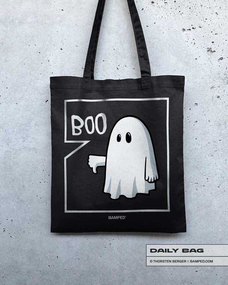 BAUMWOLLTASCHE "BOO" – Bild 2